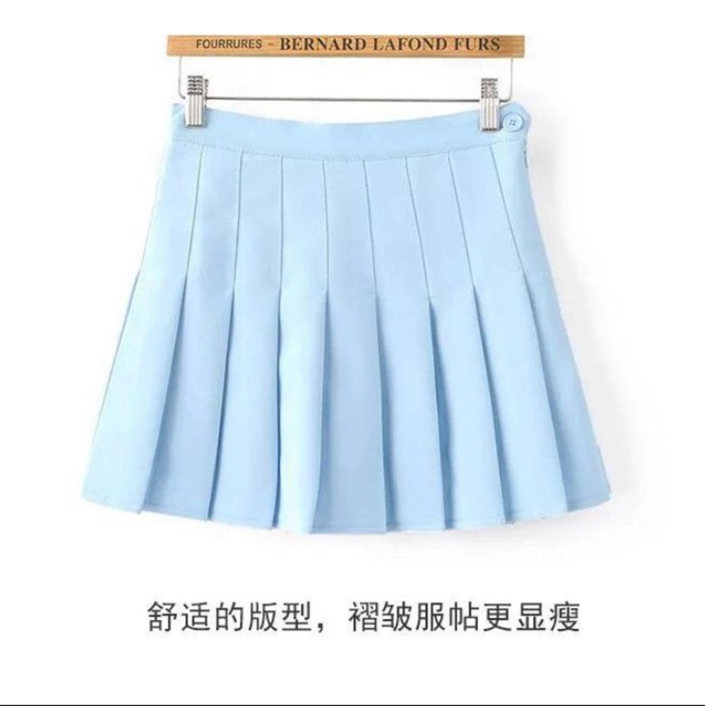Femil- High-Waist Pleated Mini Skirt